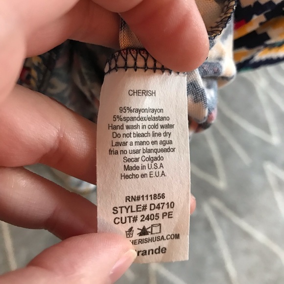 Tribal Print Boho Knit Jersey Boxy Dress - Picture 8 of 8